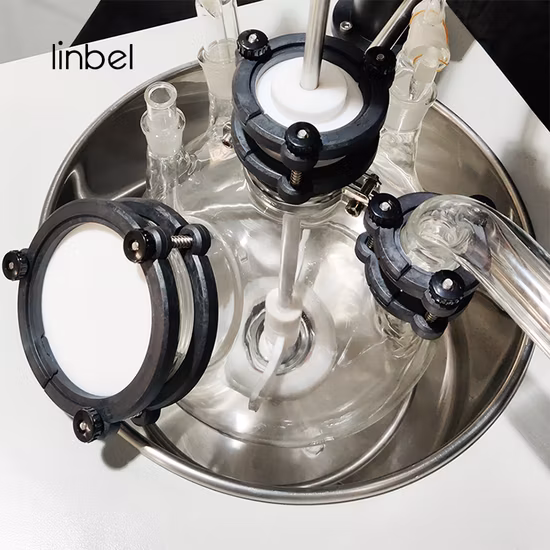 Large Single Layer Vacuum Glass Reactor for Chemical Laboratory