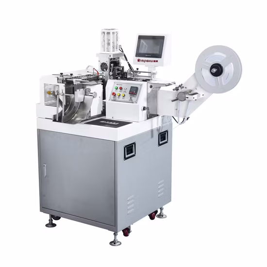 Care Label Cotton Tape Polyester Satin Ribbon Ultrasonic Label Cutting and Folding Machine