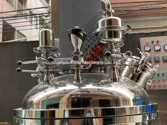 50L SUS316 Lab Cream Oil and Water Dispenser Gel Sunscreen Pharmacy Vacuum Emulsifier Mixer Cosmetic Cream Making Machine